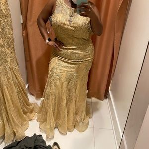 Gold Formal Dress